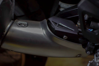 Terra Moto Exhaust Flapper Valve Guard BMW R1200 & R1250 GS and GS Adventure on bike photo